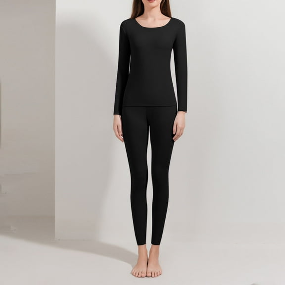 HaoXianJian Women’s Thermal Underwear Long Johns for Women Thermal s Fleece Lined Base Layer Women Thermals Top and Bottom for Women Cold Winter