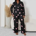 thumbnail image 1 of HaoXianJian Womens Pajama Sets Long Sleeve Printed Lounge Set Two Piece Outfits Plus Size XL-5XL, 1 of 6