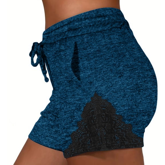 HaoXianJian Workout Shorts for Women Activewear Loungewear Short with Pockets and Drawstring for Women Athletic Running Jogging Cotton Sweat Short Pant