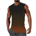 thumbnail image 1 of HaoXianJianPlus Size Mens Workout Tank Top Sleeveless Muscle Shirts Fashion Graphic Running Tank Tees 3X 4X 5X, 1 of 4