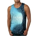thumbnail image 1 of HaoXianJian Plus Size Mens Workout Tank Top Sleeveless Muscle Shirts Flower Print Running Tank Tees 3X 4X 5X, 1 of 4