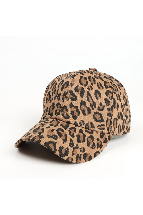 Unisex Hats Baseball Caps Leopard-Print Adjustable Ballcap Breathable Run Hat Classic Daddy Hats for Men and Women Lightweight Hat for Outdoor Activities All Seasons