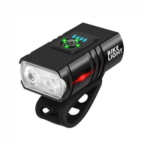 HaoXun 1000 Lumens Bicycle Headlight and Rear Turn Signal Set - ABS USB Rechargeable Bike Light with Bluetooth Remote Control for Outdoor Cycling