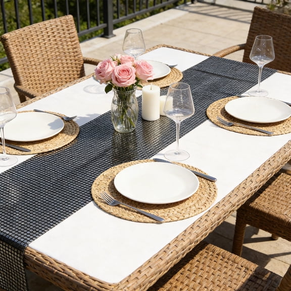 HaoXun 12 x 70 Inch Mirror Hot Pink Glitter Sequin Table Runner for Nightclub Bachelorette 70s Party Decorations