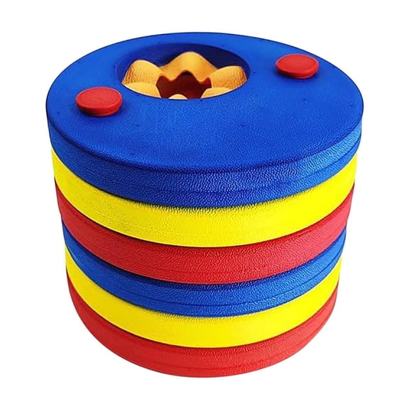 HaoXun 6-Piece EVA Float Trays for Water Activities - Removable Swimming Arm Floats Pool Accessories Beach Vacation Essentials