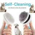 thumbnail image 1 of HaoXun Automatic Cleaning Pet Grooming Brush | 2-Second Clean Undercoat Deshedding Tool for Dogs, Cats, Puppies | Soft Bristle Slicker Brush Reduces Shedding & Mats | Pain-Free Grooming, 1 of 9