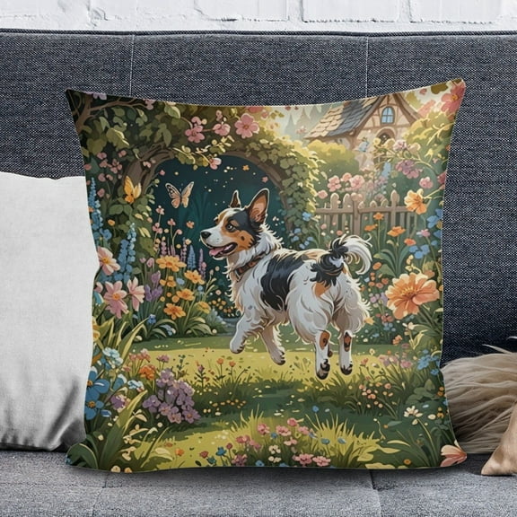 HaoXun Custom Digital Art Photo Pillow Case 17x17 Inches - Digitally Generated Personalized Home Decor Throw Pillow Cover with High-Definition Printing for Wedding Gift and Room Decoration