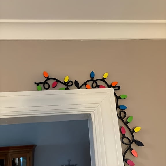 HaoXun Floral LED Door Arch Party Decor - 6-Foot Programmable LED Arch, 200 Addressable LEDs, IP65 Weather Resistance, Remote/App Control