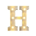 thumbnail image 1 of HaoXun LED Letter Lights Alphabet Lamp - ABS Plastic Marquee Letters with Built-in LED Lighting for Birthday Party Wedding Home Decorations, 1 of 6