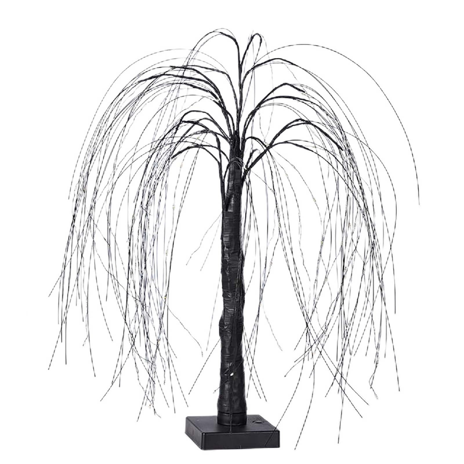 HaoXun LED Willow Tree Lamp with Flexible Branches - USB/Battery ...