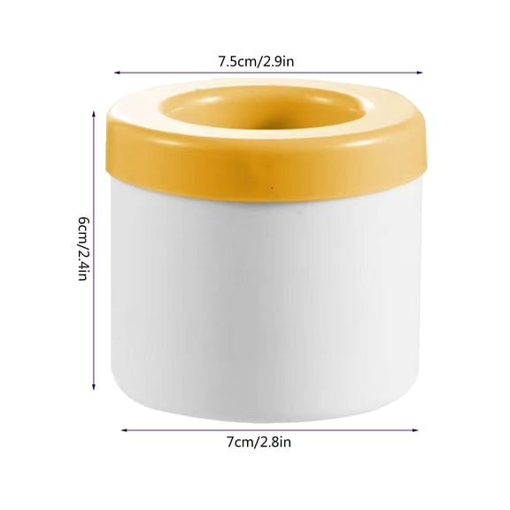 HaoXun Mini Cylinder Ice Maker with Press-Type Easy Release - 2.76 x 2.36 Inch Ice Tray for Home Kitchen and Party Use