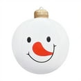 thumbnail image 1 of HaoXun PVC Snowman Inflatable Christmas Ball Holiday Decorations - 22.8x18.8x18.8 Inch Waterproof Garden Decoration Pendant for Xmas Tree Indoor Outdoor Party Supplies, 1 of 9