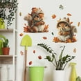 thumbnail image 1 of HaoXun Squirrel Hazelnut Removable Wall Decals 30x60cm - Self-Adhesive Home Decor Stickers for Bedroom, Living Room, Office, Fade-Resistant & Damage-Free, Multi-Surface Use, 1 of 7
