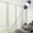 thumbnail image 1 of HaoXun Stainless Steel Extendable Duster with Microfiber Head - 114in Extra Long Bendable Pole for High Ceiling & Fan Cleaning, 1 of 9