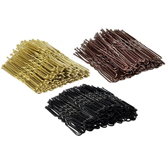 Haobase 150pcs Hair Pins for Buns U Shaped Hair Pins for Women Girls with Storage Box (2.4 Inch