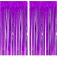 thumbnail image 1 of Haobase 2 Pack 3.28 Ft x 6.56 Ft Tinsel Foil Fringe Curtains, Metallic Foil Curtains Party Photo Backdrop for Wedding Birthday Party Baby Shower Graduation Decorations, 1 of 4