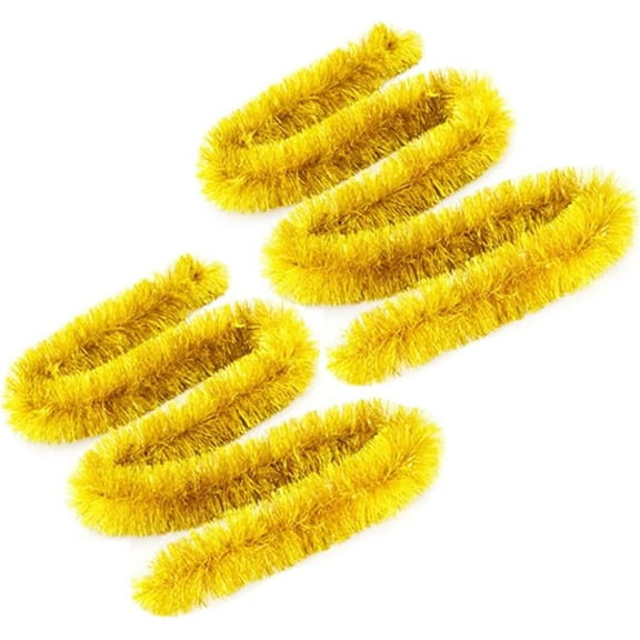 Haobase 2Pcs 7.5ft Tinsel Garland Christmas Tinsel Garland Metallic Tinsel Twist Garland