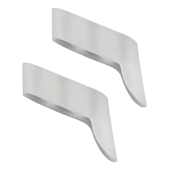 Haobase 2pcs Three-hole Little Toe Separator Overlapping Toes Bunion Blister Pain Relief Toe Straightener Protector Foot Care Tool