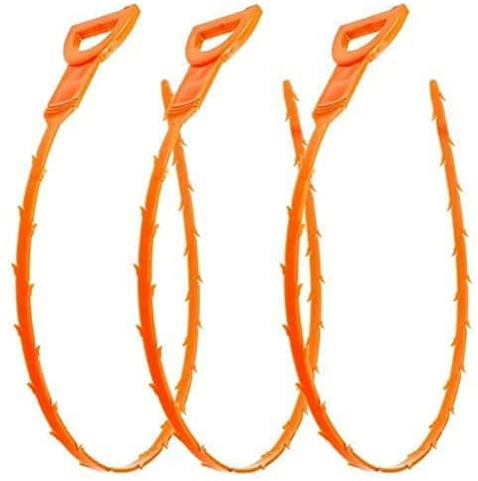 Haobase 3 Pcs Hair Cleaner Hook Brush Drain Clog Remover Cleaning Tool