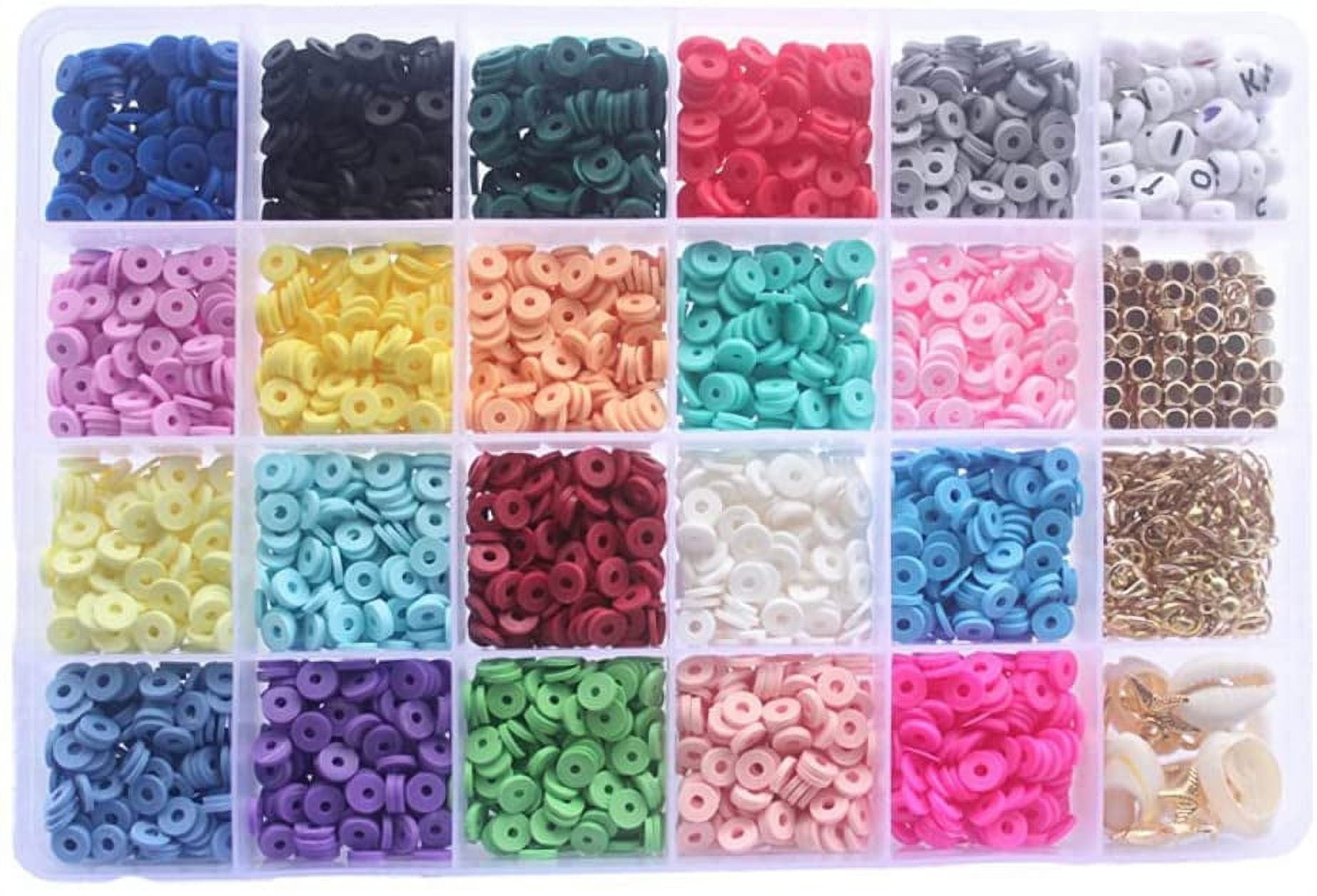 Craft Beads Kit 10800pcs 3mm Glass Seed Beads And 1200pcs Letter