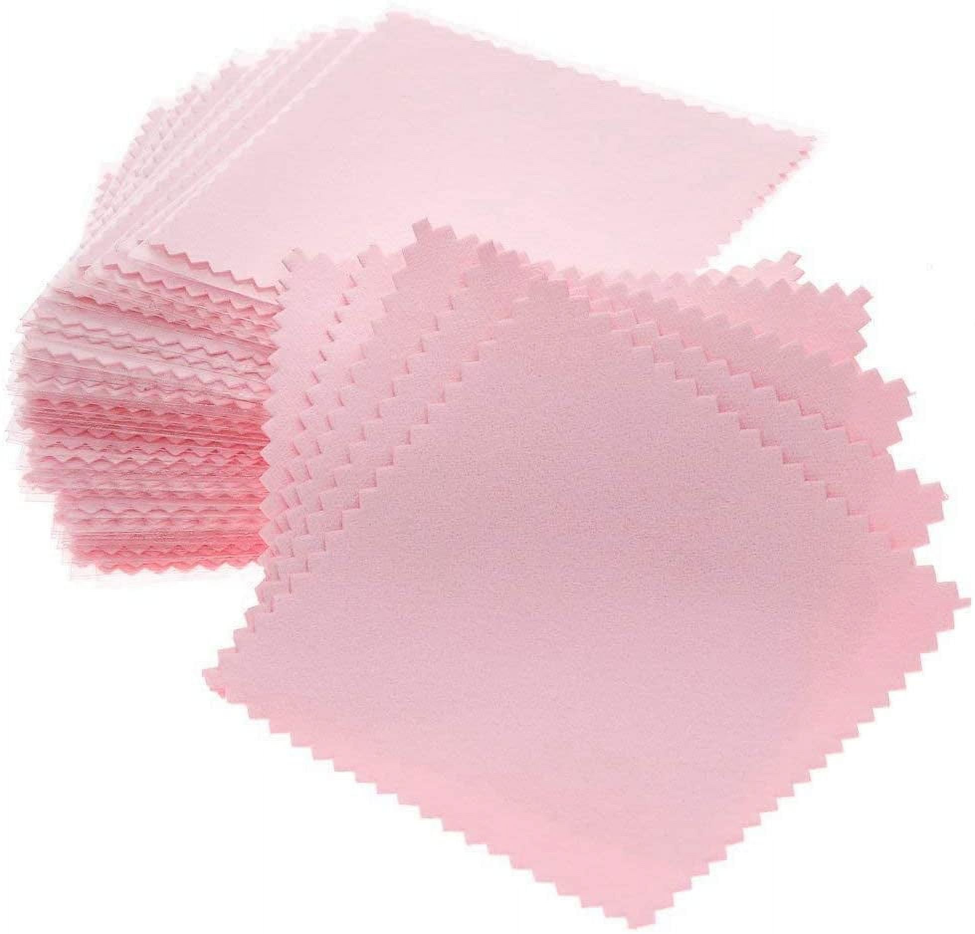 Tinksky 50pcs Jewelry Cleaning Cloth Polishing Cloth for Sterling Silver  Gold Platinum 8*8cm 