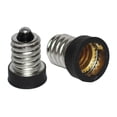 thumbnail image 1 of Haobase 6 pcs E14 to E12 Adapter - Small Edison Screw (E14) to Candelabra Screw (E12) Socket Reducer Adapter Converter, 1 of 1