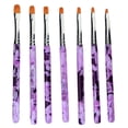 thumbnail image 1 of Haobase 7 Pcs UV Gel Brush Set for Gel Acrylic Nails Nail Art, 1 of 3