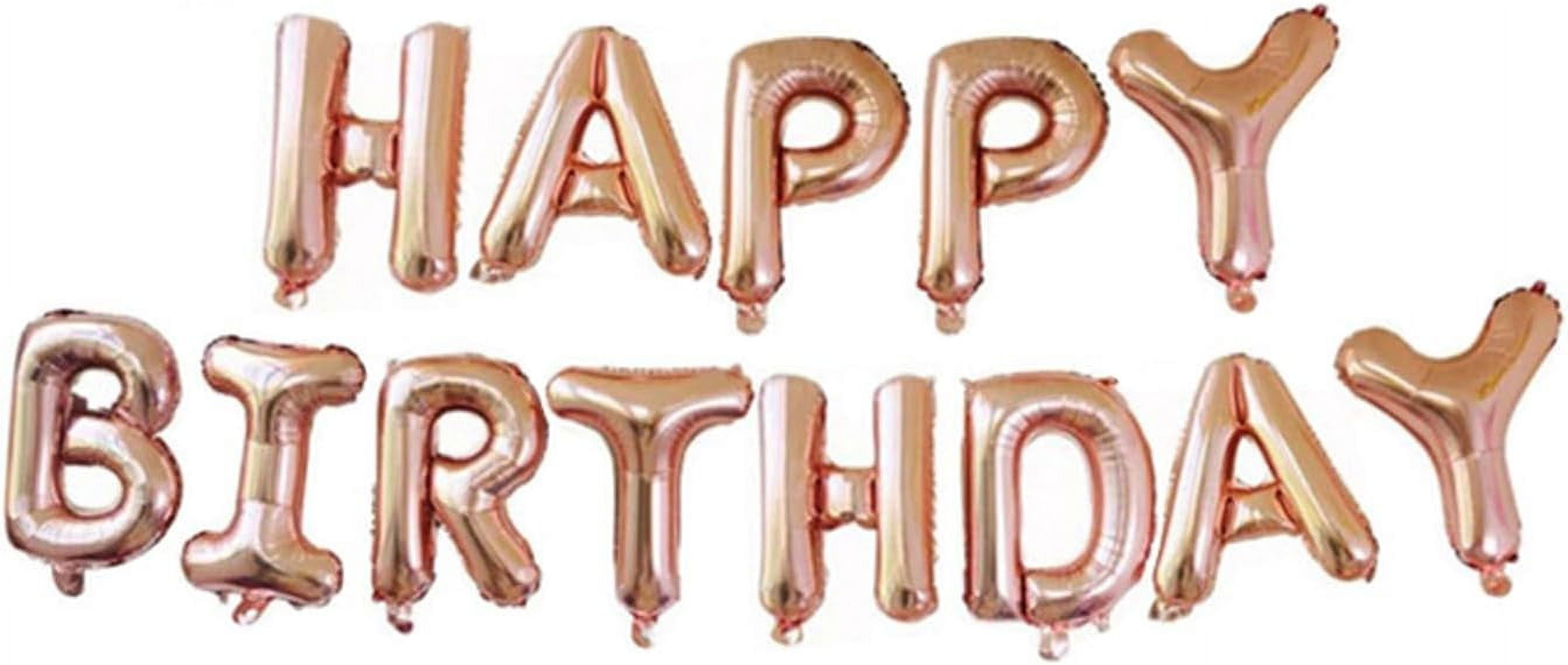 HOWAF Set Decorazioni Per Festa Di Compleanno – Palloncini E Striscione 'Happy Birthday' Per Ragazze E Donne