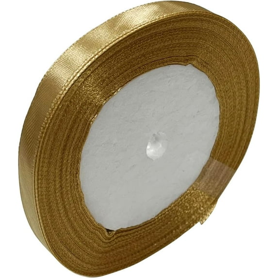 Haobase Satin Ribbon, 10mm × 22m Double Sided Polyester Gift Wrapping Ribbon for Crafting Xmas Valentine Bouquets DIY Sewing Project Cake Wedding Party Decoration