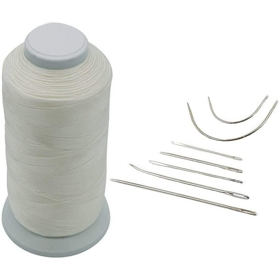 Haobase bonded nylon sewing thread 1500 yards leather, bags, shoes, canvas white