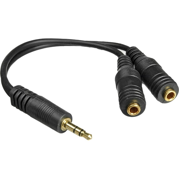 Haobsae Speaker and Headphone 3.5 mm AUX Audio Cable Splitter