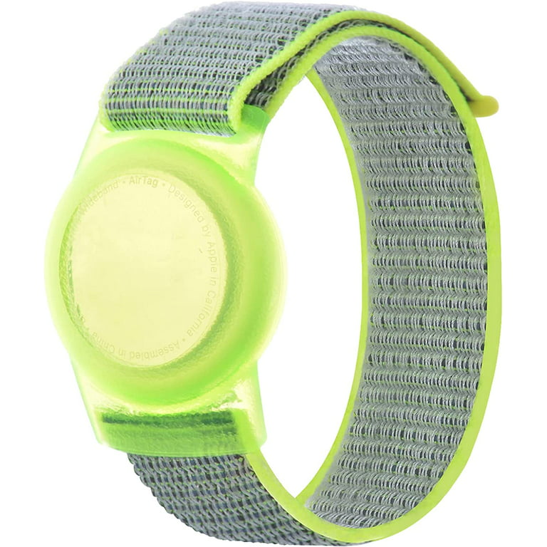 Haobuy Airtag Case for Kids AirTag Wristband, Anti-Lost Adjustable