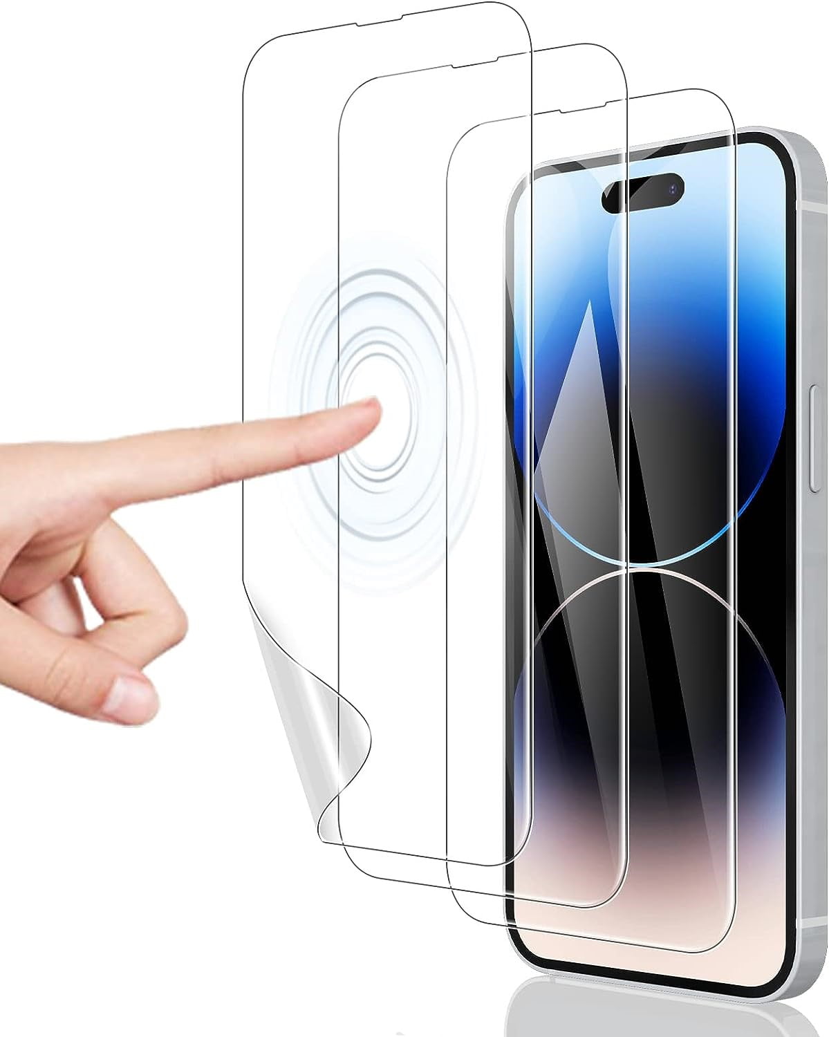 iPhone 15 Pro Screen Protector Hydrogel Film - Clear – CellMart