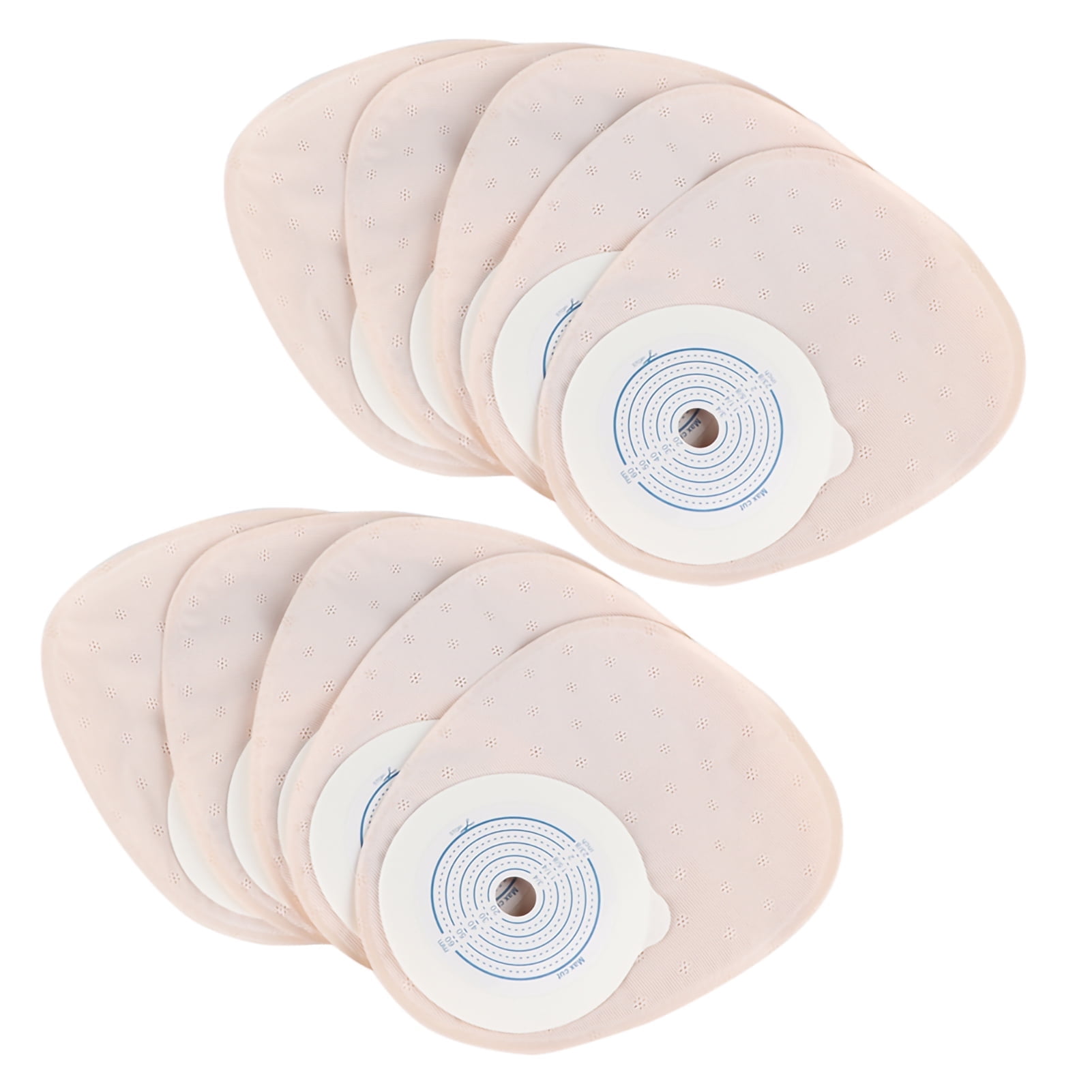 Haofy 10pcs/Pack Ostomy Bag, System Medicals Drainable Colostomy Bag ...