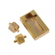 Haofy Leather Working Tools, Brass Leather Edge Roller, For Craft DIY