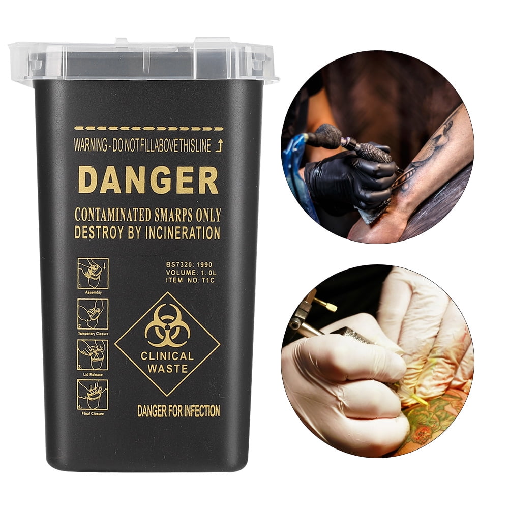 Haofy Sharps Container ,Sharps Needle Disposal Containers, Needles Disposal Collector