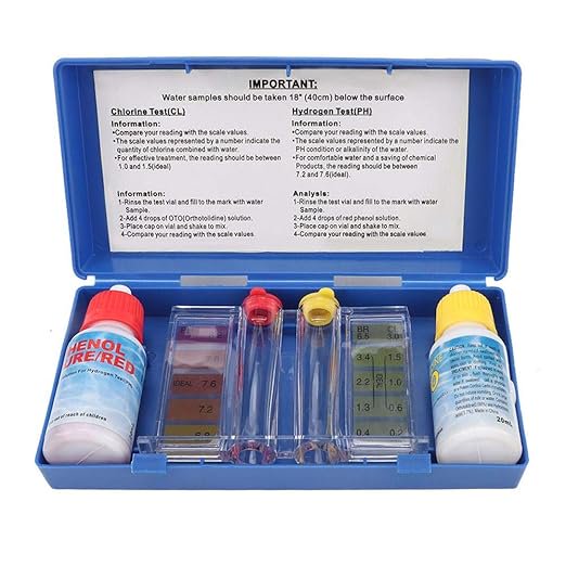 Haofy Swimming Pool Water Quality Test Kit Spa Chemical Tester for PH