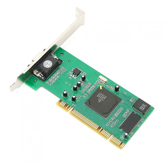 Haofy VGA Graphics Card PCI 8MB 32Bit Desktop Computer Accessories Multi‑Display