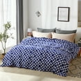 thumbnail image 1 of Flannel Fleece Blanket for Queen Bed,Soft Lightweight Warm Cozy Blanket,90" x90", 1 of 6
