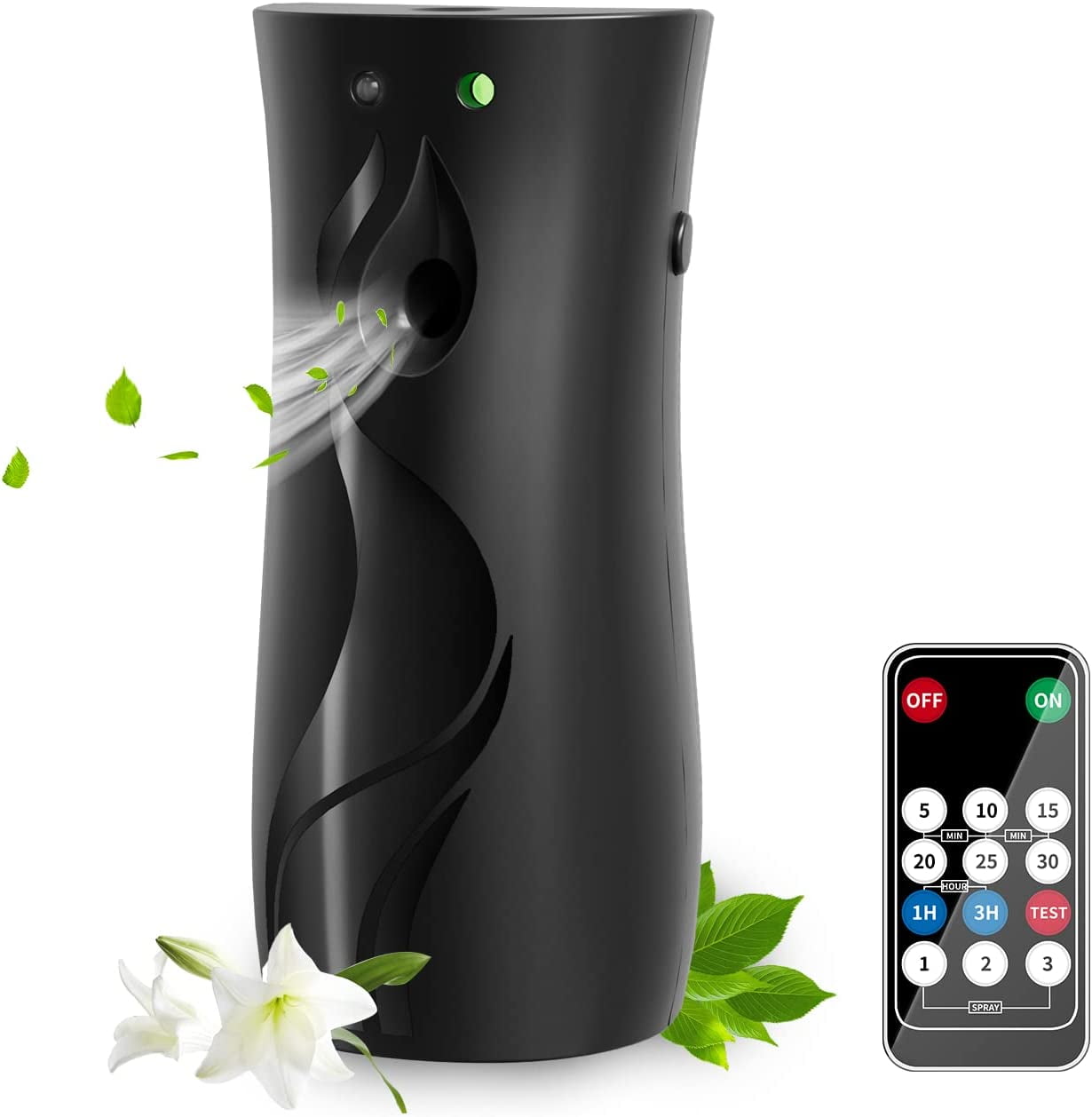 Haokaini Automatic Air Freshener Spray Dispenser Wall Mount/Free Standing ABS Air Fresheners for