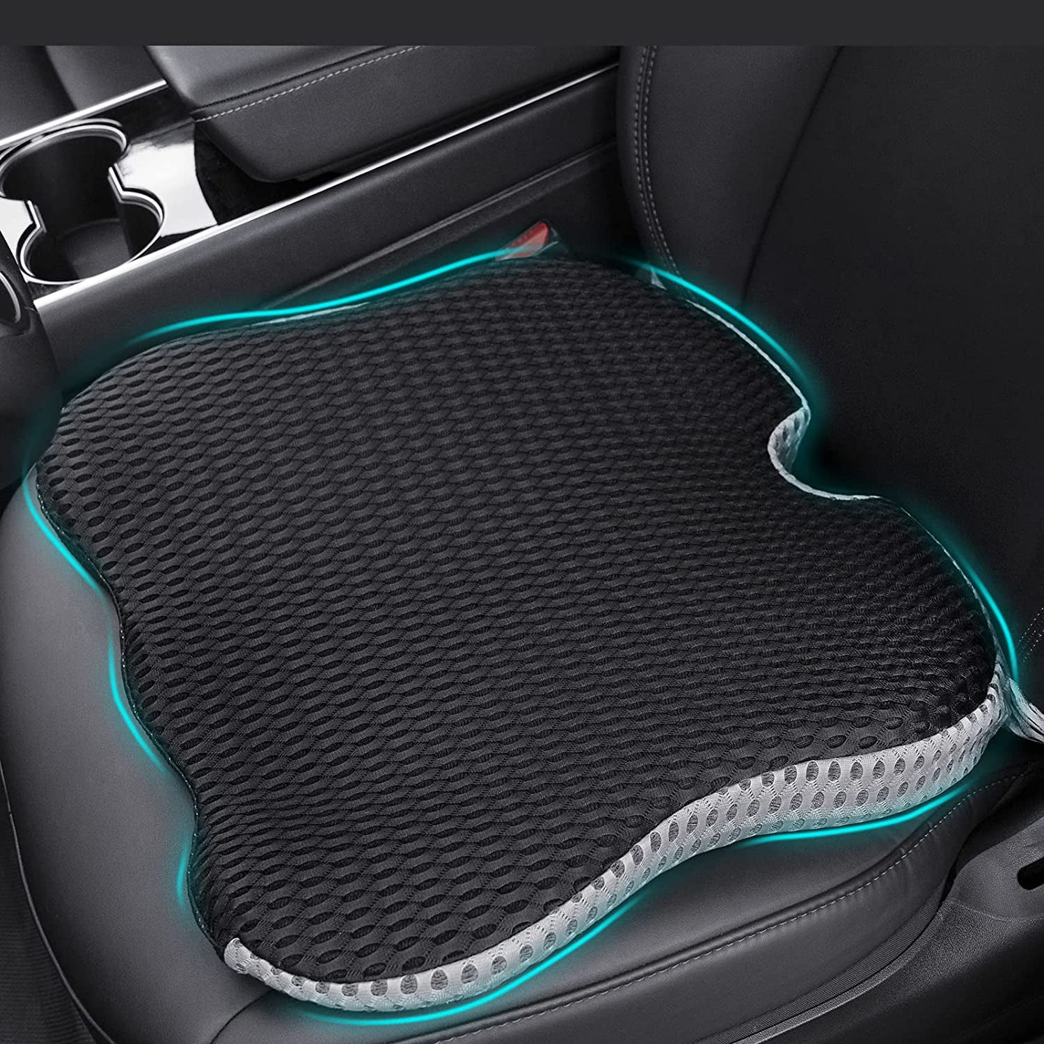 SHENGXINY Car Booster Seat Clearance Car Wedge Seat Cushion for Car Seat  Driver/Passenger-Seat Cushions for Driving Improve Vision/Posture-Memory  Foam Car Seat Cushion for Hip Pain 