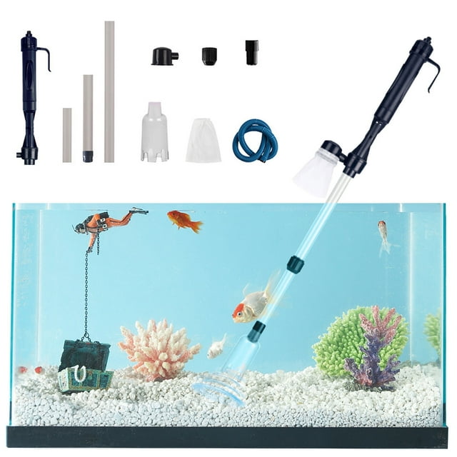 Haokaini Electric Vacuum Pump Filter, Aquarium Fish Tank Water Changer