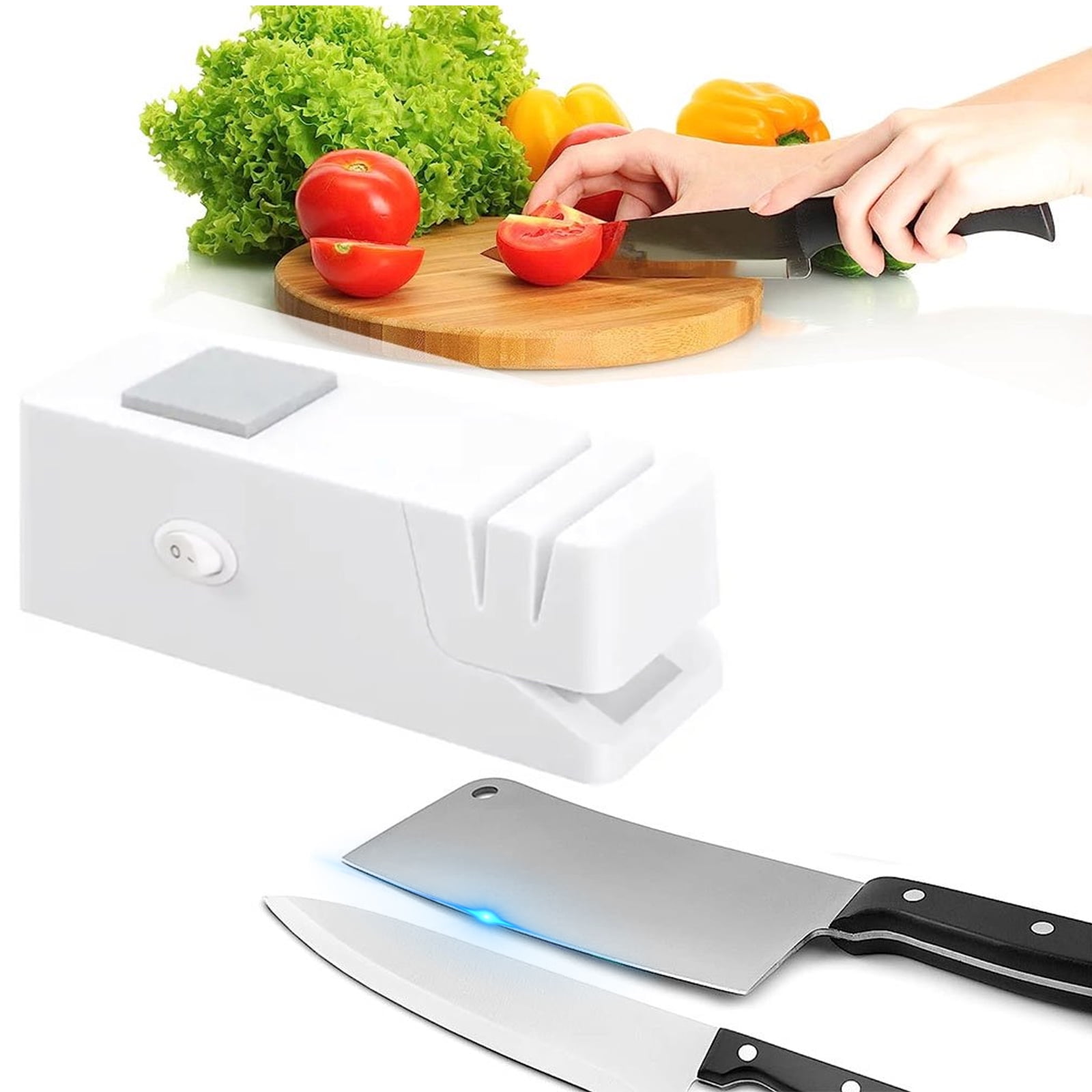 Haokaini Electric Knife Sharpener 3 in 1 Electric Knife Sharpeners for