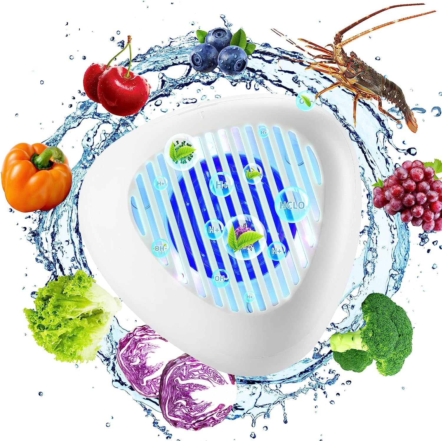 Haokaini Fruit and Vegetable Washing MachinePortable Fruit Cleaner DeviceFruit Cleaner Device