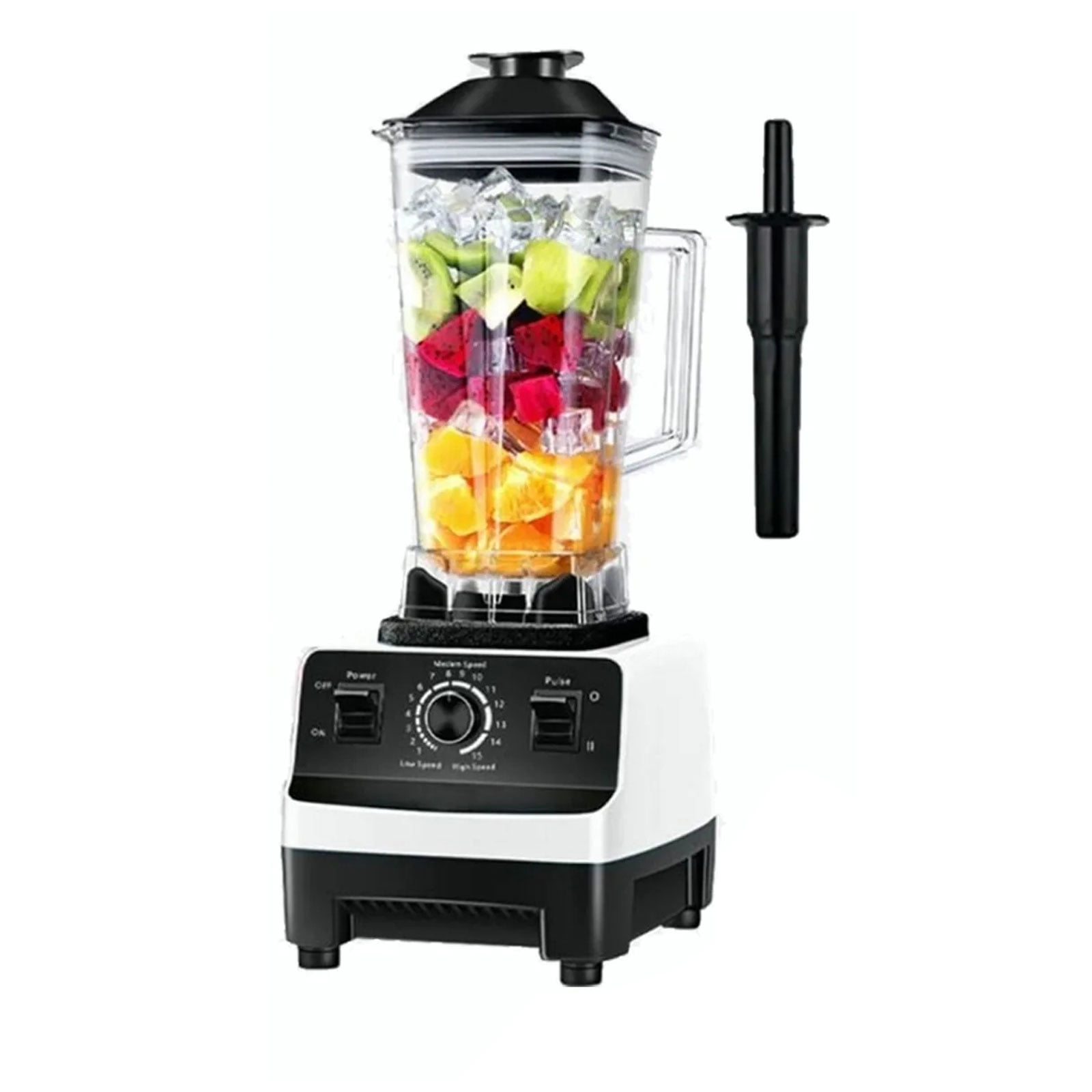 Houselin 5000W Personal Countertop Blender Mixer Juicer Fruit Food  Processor For Smoothies, Shakes & More