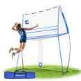 thumbnail image 1 of Haokelball 11x 8 ft Volleyball Training Equipment Practice Net Station for Backyard Indoor Outdoor, 1 of 10