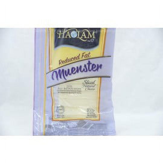 Haolam Sliced Natural ReducedFat Muenster Cheese, 6 Oz.