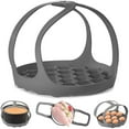 thumbnail image 1 of Haomacro 1 PCS Pressure Cooker Sling, Silicone Bakeware Sling for 6.5 Qt/8 Qt Instant Pot, Multi-function Cooker Anti-scalding Bakeware Lifter Steamer Rack, BPA-Free Silicone Egg Steamer Rack, 1 of 11