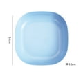 thumbnail image 1 of Haomacro 5 PCS Creative Dining Table Bone Spitting Dish Household Plastic Dish Lightweight Bone Dish Tabletop Garbage Plate Pastry Fruit Plate, 1 of 9