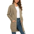 thumbnail image 1 of HAOMEILI Women's Long Cardigan Sweater 2024 Fall Fashion Casual Oversized Knit Open Front Coatigan Jacket Coat Trendy Outfits, 1 of 6